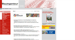 Desktop Screenshot of bauingenieur.de
